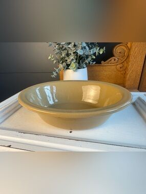 Mason Cash England Vintage Glazed Oval Shaped Bowl English Farmhouse Serving